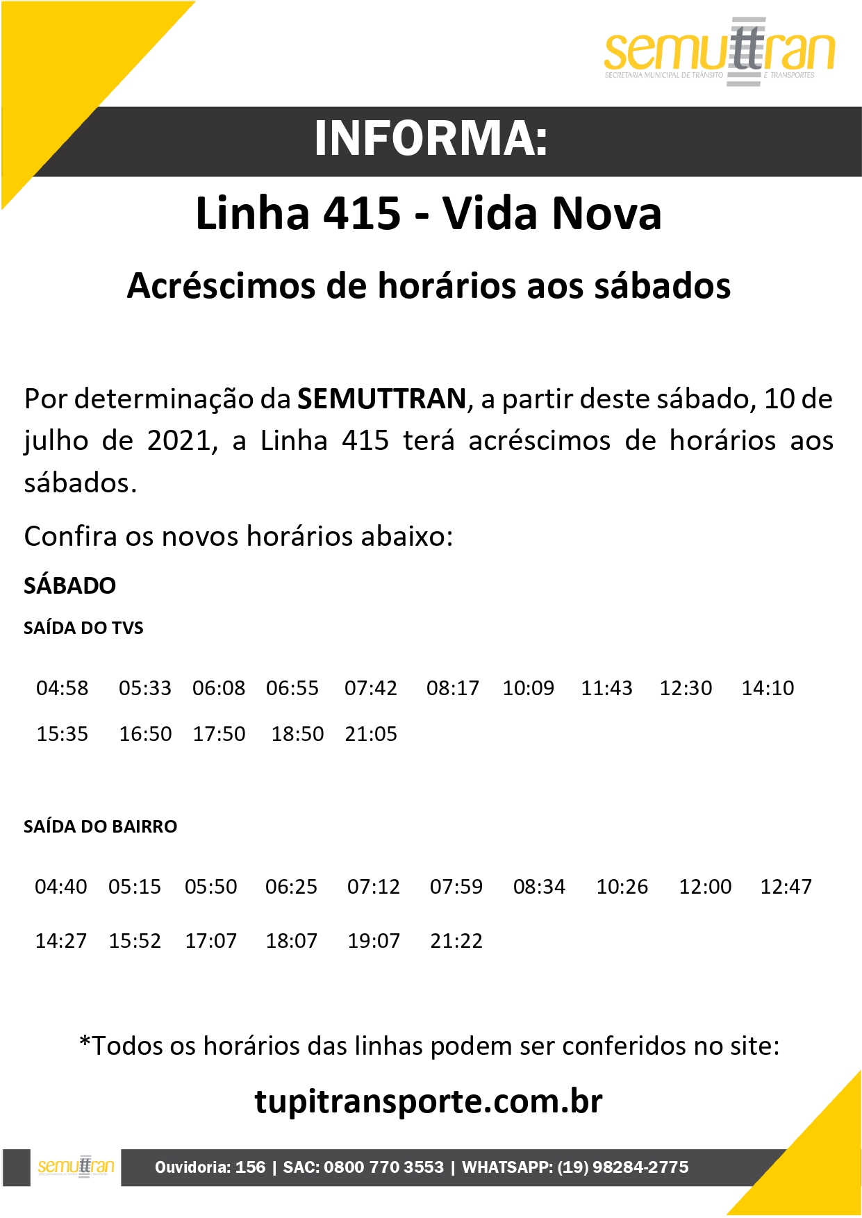 Semuttran - Secretaria Municipal de Trânsito e Transporte